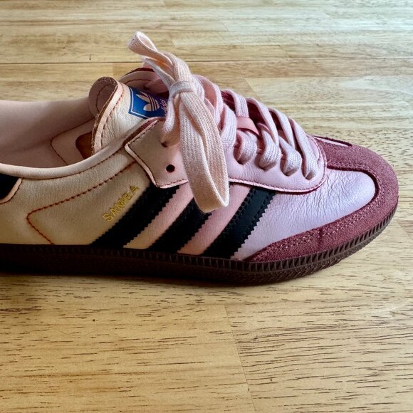 Unworn Custom-Dyed Adidas, Pink/Orange Gradient - Picture 3 of 5